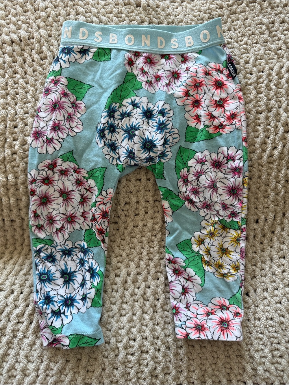 Bonds Blue Floral Leggings